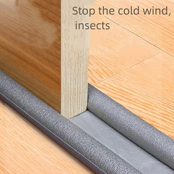 1pc Door Seam Door Bottom Sealing Strip, Soundproof Door Window Gap Adhesive Strip, Windshield Warm Sticker Strip, Insulated Dustproof Windproof Strip