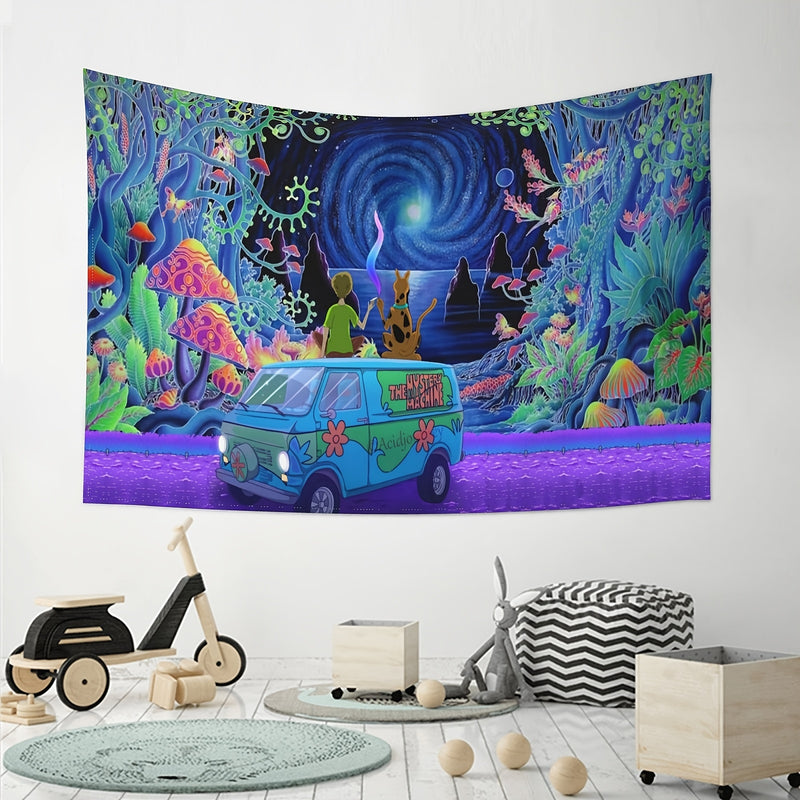 1pc Trippy Tapestry Wall Hanging Tapestries Wall Blanket Wall Art For Bedroom College Dorm Room Home Decor Wall Art 60"x 40"