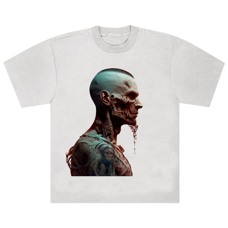 Diablo style T-shirt with skull theme