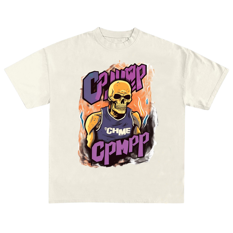 Skeleton Inspired Trendy T-shirt