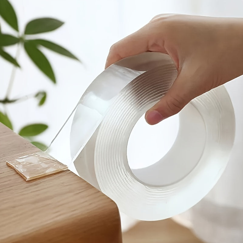 1pc, Nano Tape Transparent Nano-tape For Home Decor Washable Reusable Double-Sided Tape Adhesive Nano Traceless Sticker Removable Universal Disks Glue