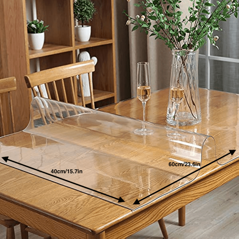 1.5mm Thick Clear Table Cover 24 X 48
