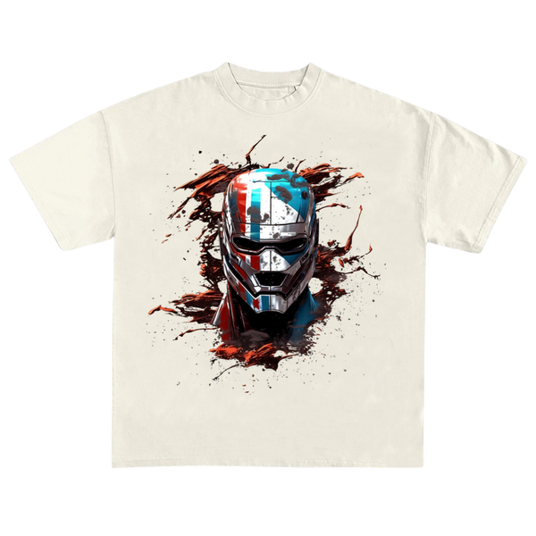 Colorful Warrior Dark Style T-shirt