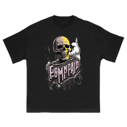 Bold Skull Design Casual T-shirt