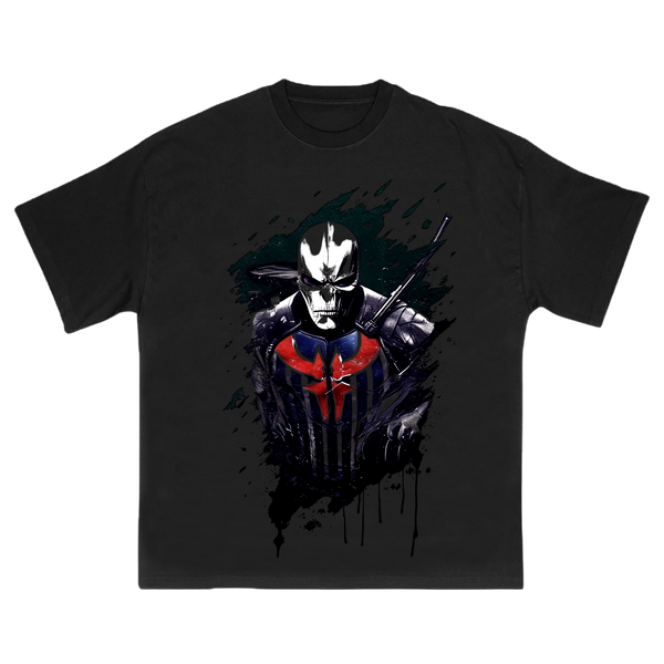 Skull Warrior Dark Style T-shirt
