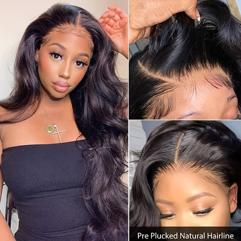 Natural Hairline and Parting 