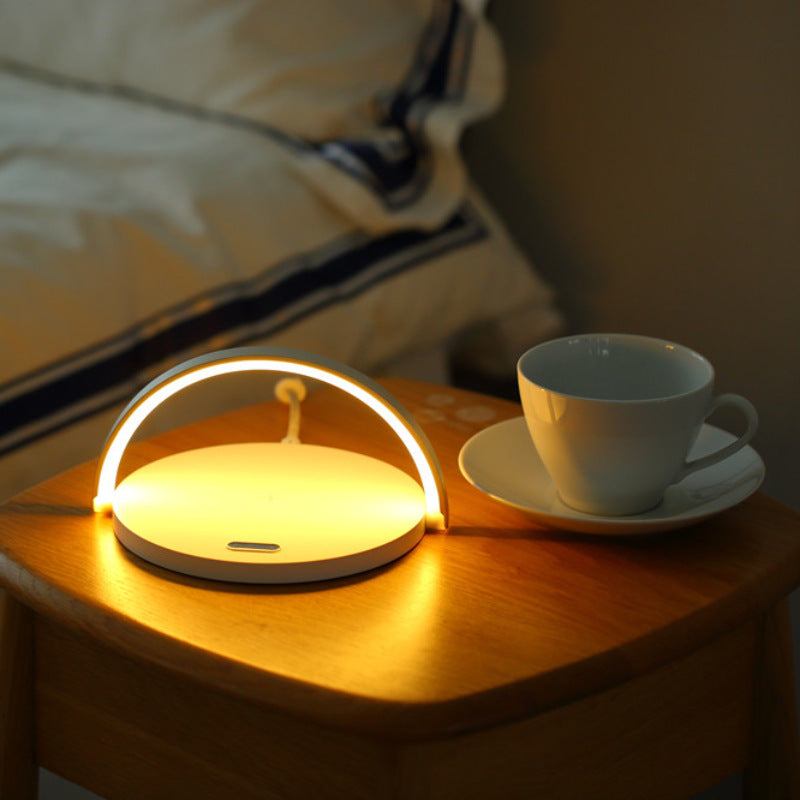Household 3-in-1 Rainbow Bridge Night Light Wireless Charging Mobile Phone Wireless Charger