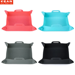 Silicone baking pad folding air frying pan pad oven easy to clean oil separator