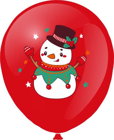12 inch Christmas Set Party Balloon