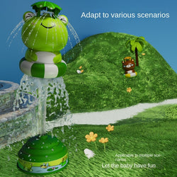 Space Sprinkler Spinning Water Playing Toys Outdoor Garden Beach Playing Water
