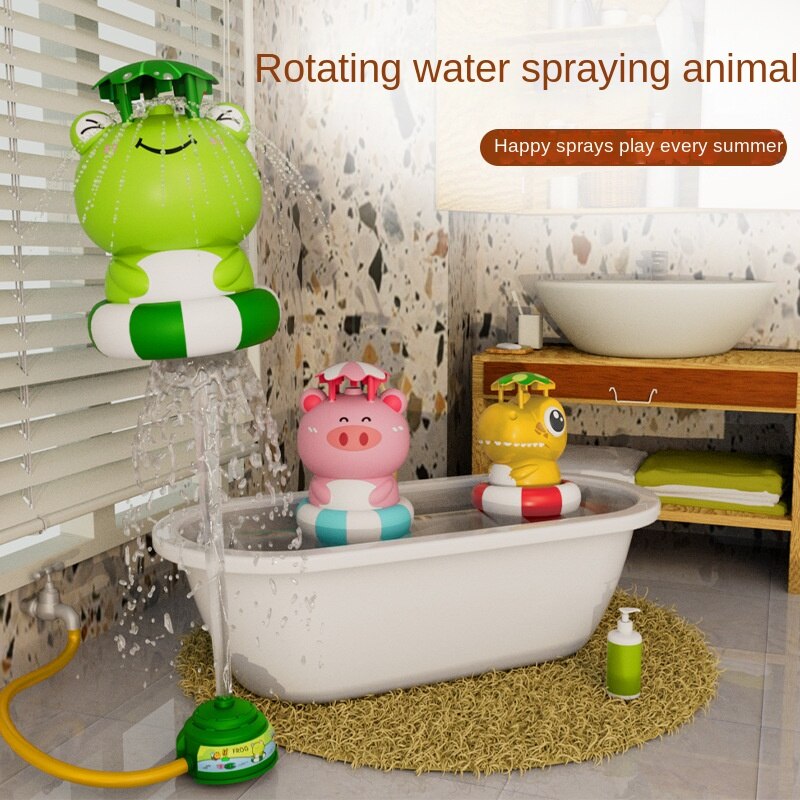 Space Sprinkler Spinning Water Playing Toys Outdoor Garden Beach Playing Water
