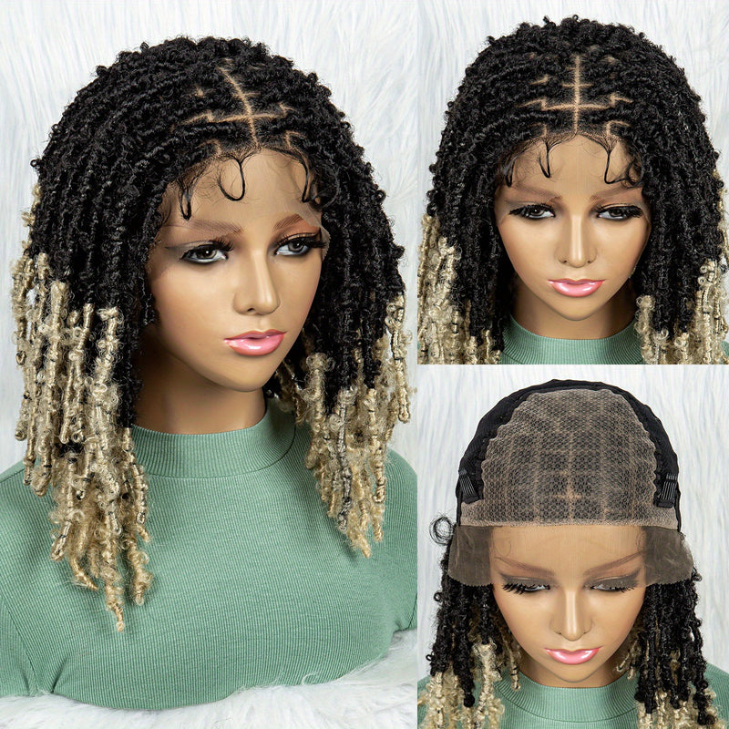 Soft Butterfly Locs Crochet Hair Wigs Synthetic Heat Resistant Faux Locs Crochet Butterfly Braids Wigs For Women
