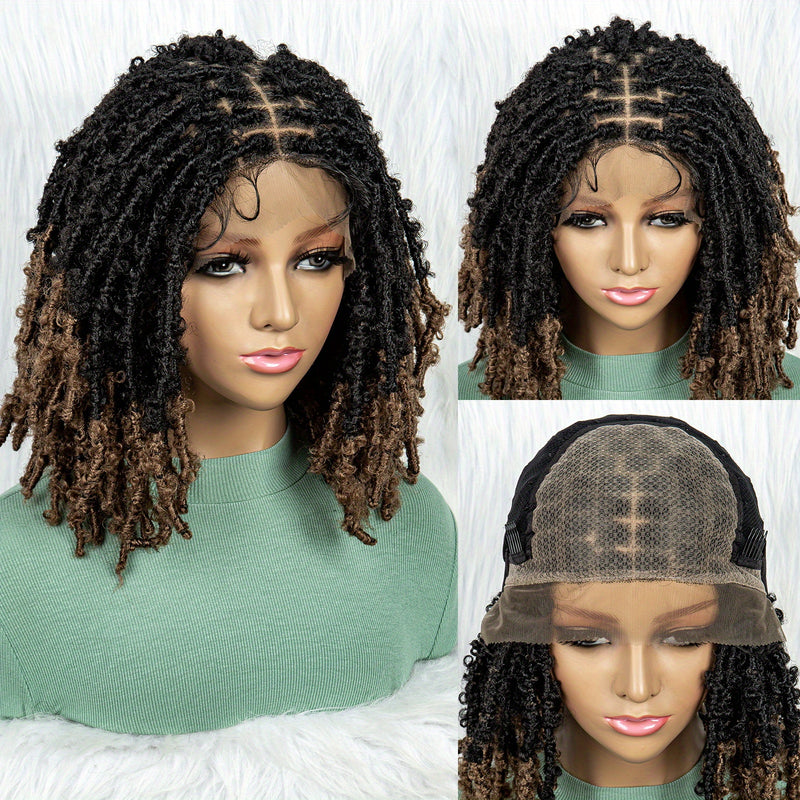 Soft Butterfly Locs Crochet Hair Wigs Synthetic Heat Resistant Faux Locs Crochet Butterfly Braids Wigs For Women