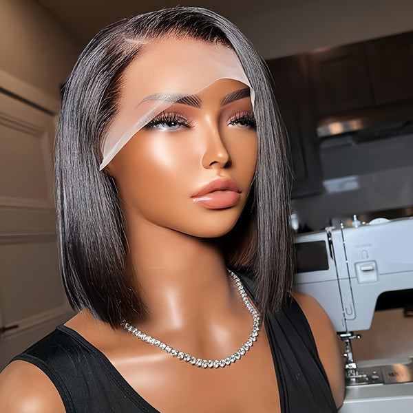 Human Hair Wig with Front Lace 