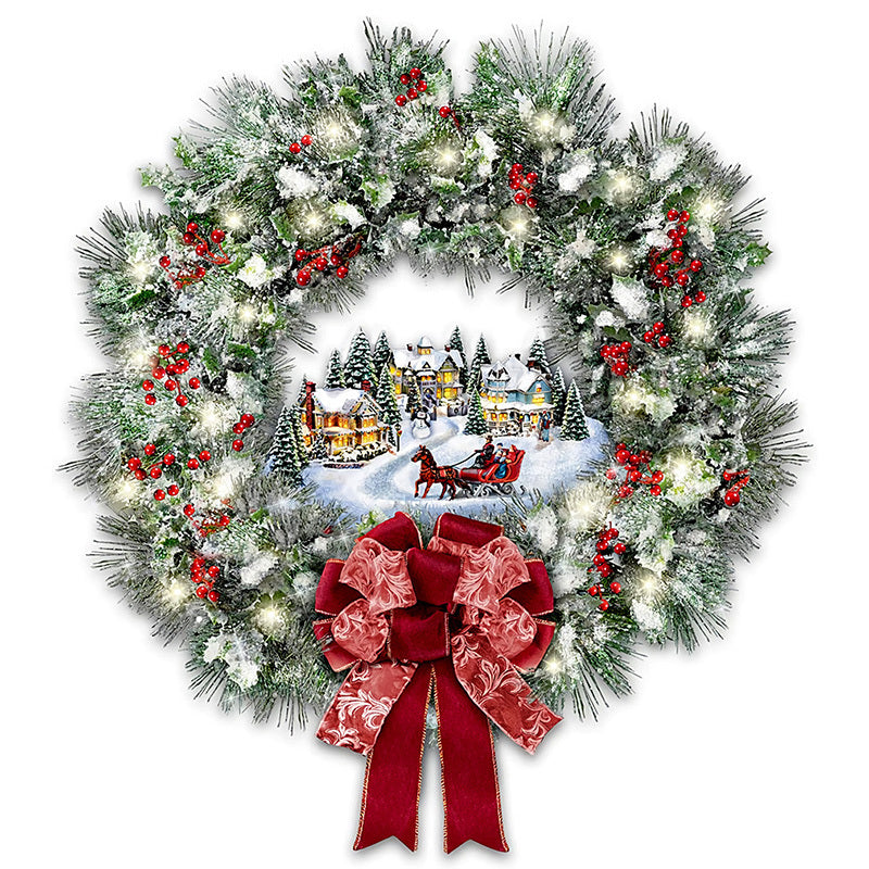 20x30cm Christmas Window Stickers, Exquisite Holiday Decals For Home & Office, Snow Globe Santa Claus Wreath Christmas Tree, Home & Office Decor